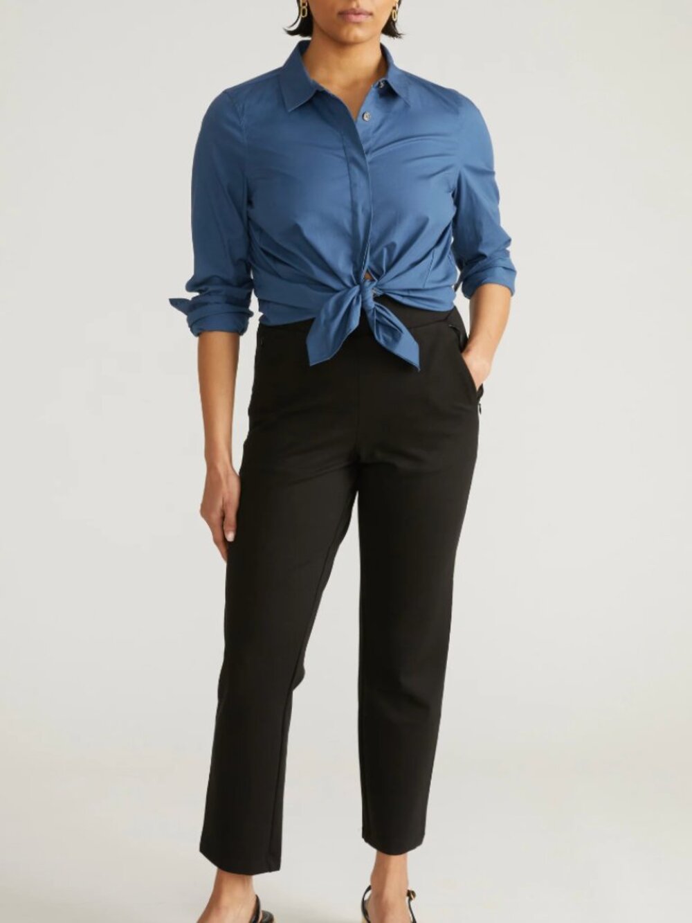 Universal Standard Black Smart Signature Ponte Pants